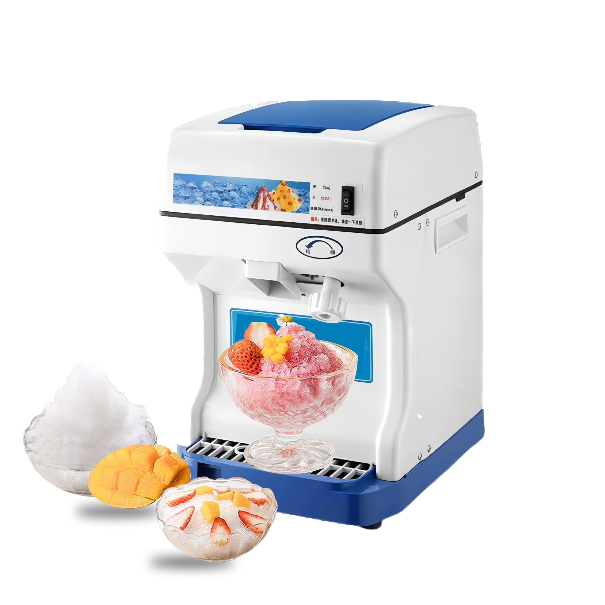 Amazon.co.jp: FOVNY 電動式かき氷機 製氷機 2L/5L 氷粉砕機 電動 業務