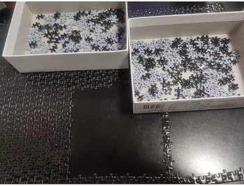 Amazon | ミニジグソーパズル 1000ピース 難しい ブラック マイクロ