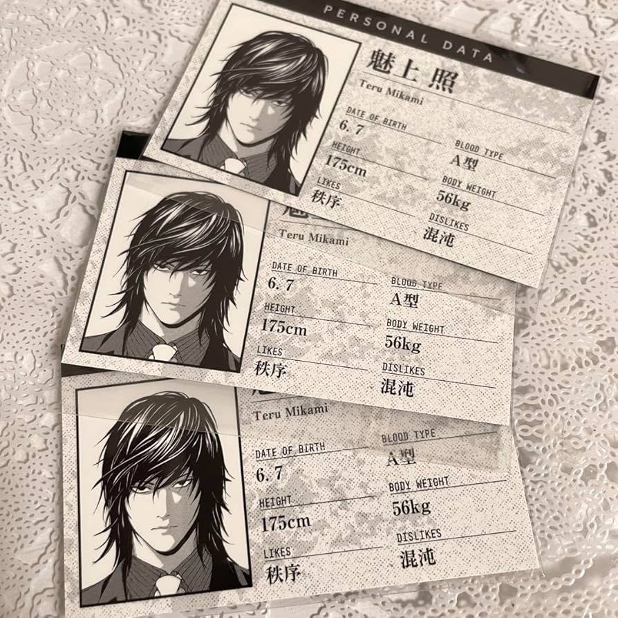 Amazon.co.jp: デスノート展 新潟会場限定 プロフィールカード