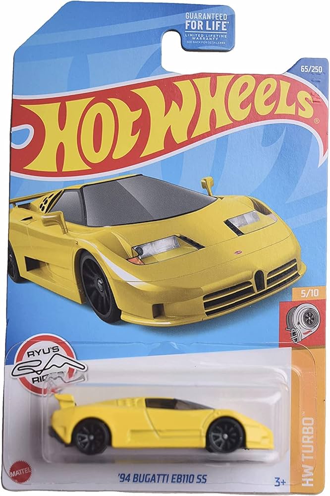 Amazon.co.jp: Hot Wheels '94 Bugatti EB110 SS, Turbo 5/10
