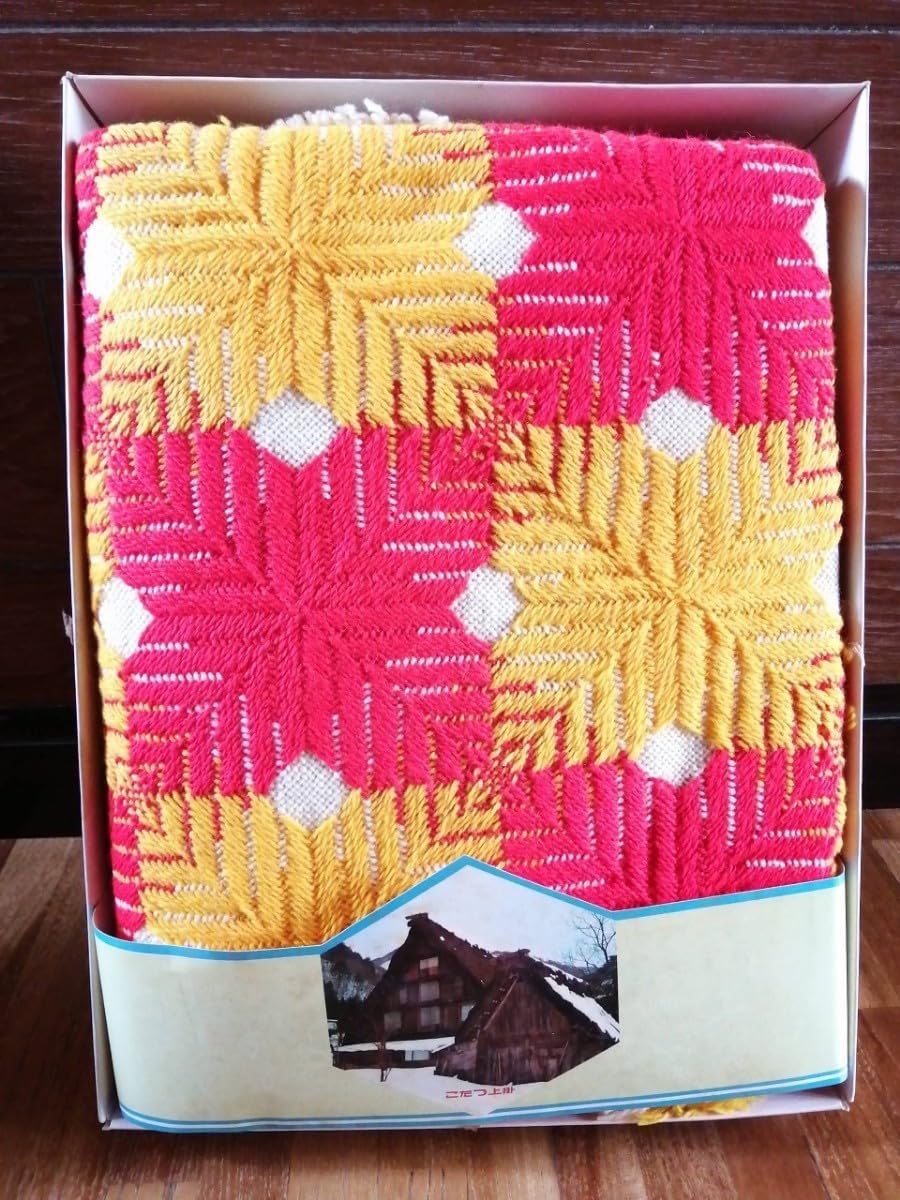 Amazon.co.jp: 昭和レトロ コタツ上掛カバー ニット 格子柄 こたつ布団