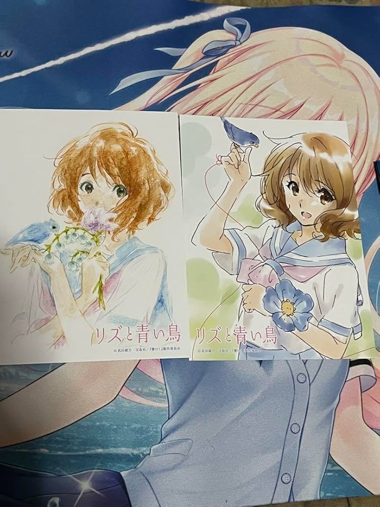 Amazon.co.jp: リズと青い鳥 入場者 特典 イラストカード 久美子麗奈