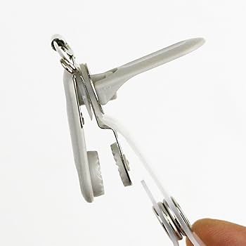 Amazon | ソニック クリップ 名札用 プラスチックバンドクリップ 両用