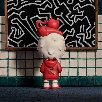 Amazon.co.jp: POP MART ヒロノ×キース・ヘリングフィギュア 高さ3.95