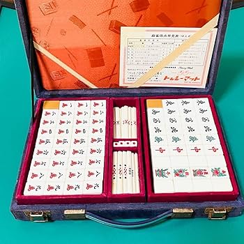 Amazon | 極高級麻雀牌 ミズノ丸一 さくら 丸一工芸社 背竹牌 激