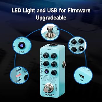 Amazon.com: MOOER E7 Polyphonic Guitar Synth Pedal Electronic