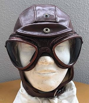 Amazon.co.jp: 日本海軍 後期型 夏用飛行帽 日本軍 航空頭巾 航空帽