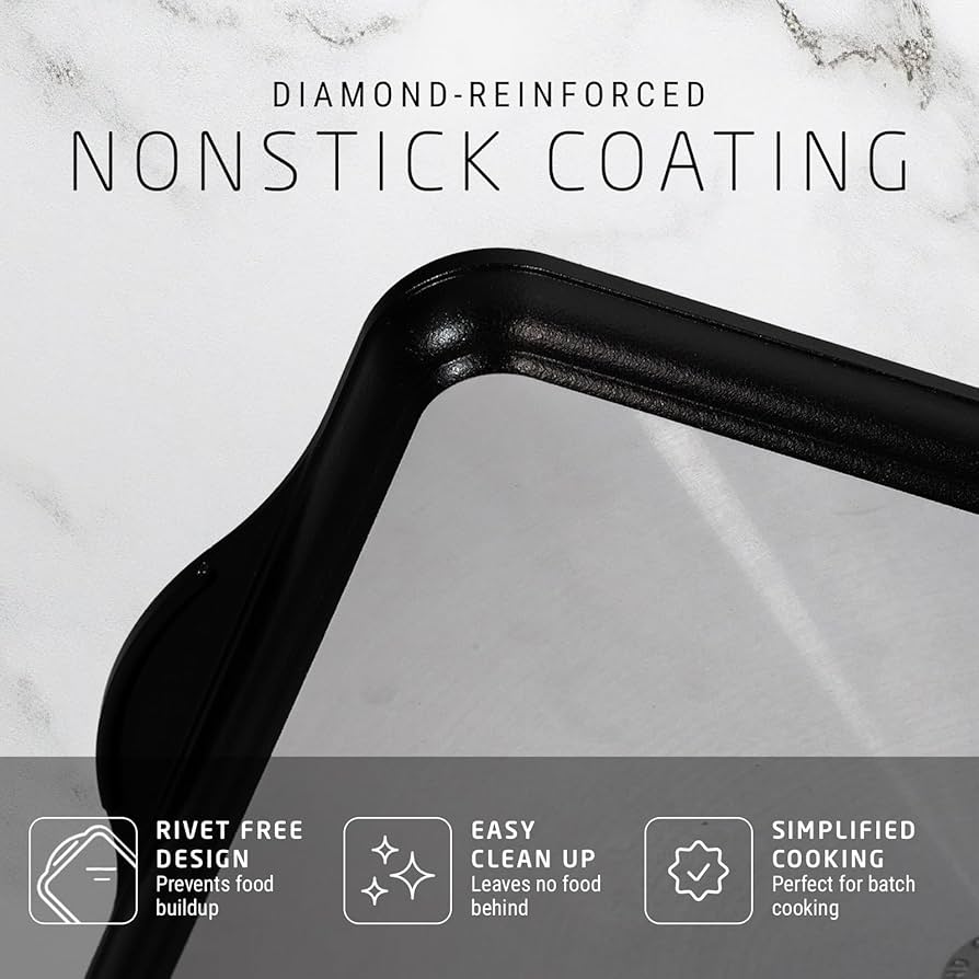 Amazon｜スイスダイヤモンド ダブルバーナーグリドル SWD64328d