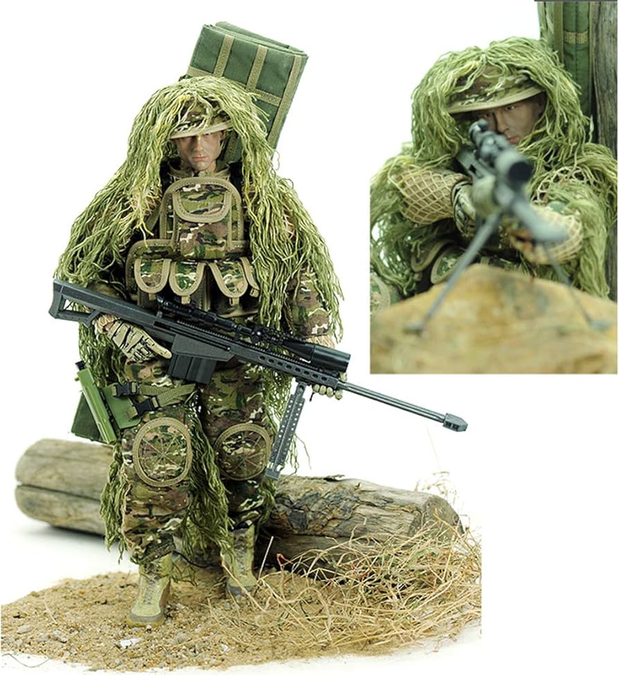 Amazon | Scakbyer 12インチ アクションフィギュア ミリタリーセット 1