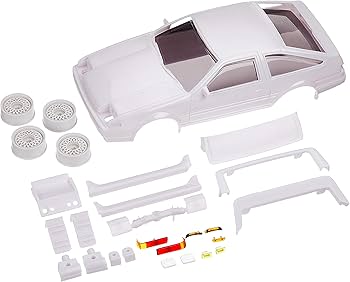 Amazon | 京商 トヨタ スプリンター トレノ AE86 GTV 未塗装 ホワイト
