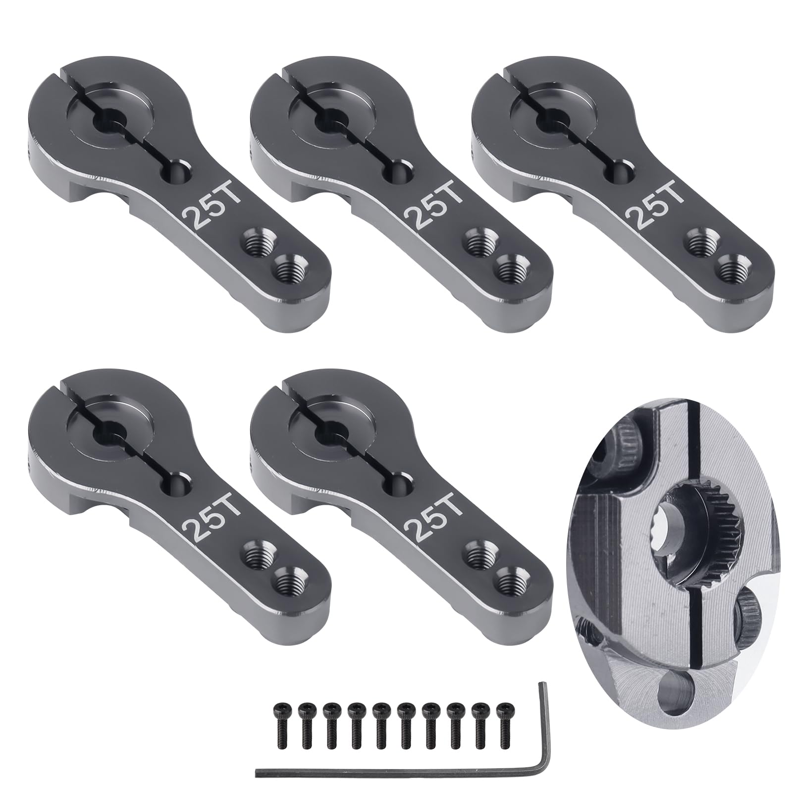 Amazon | Hobbypark M3 25T サーボホーン アルミメタル Futaba Savox