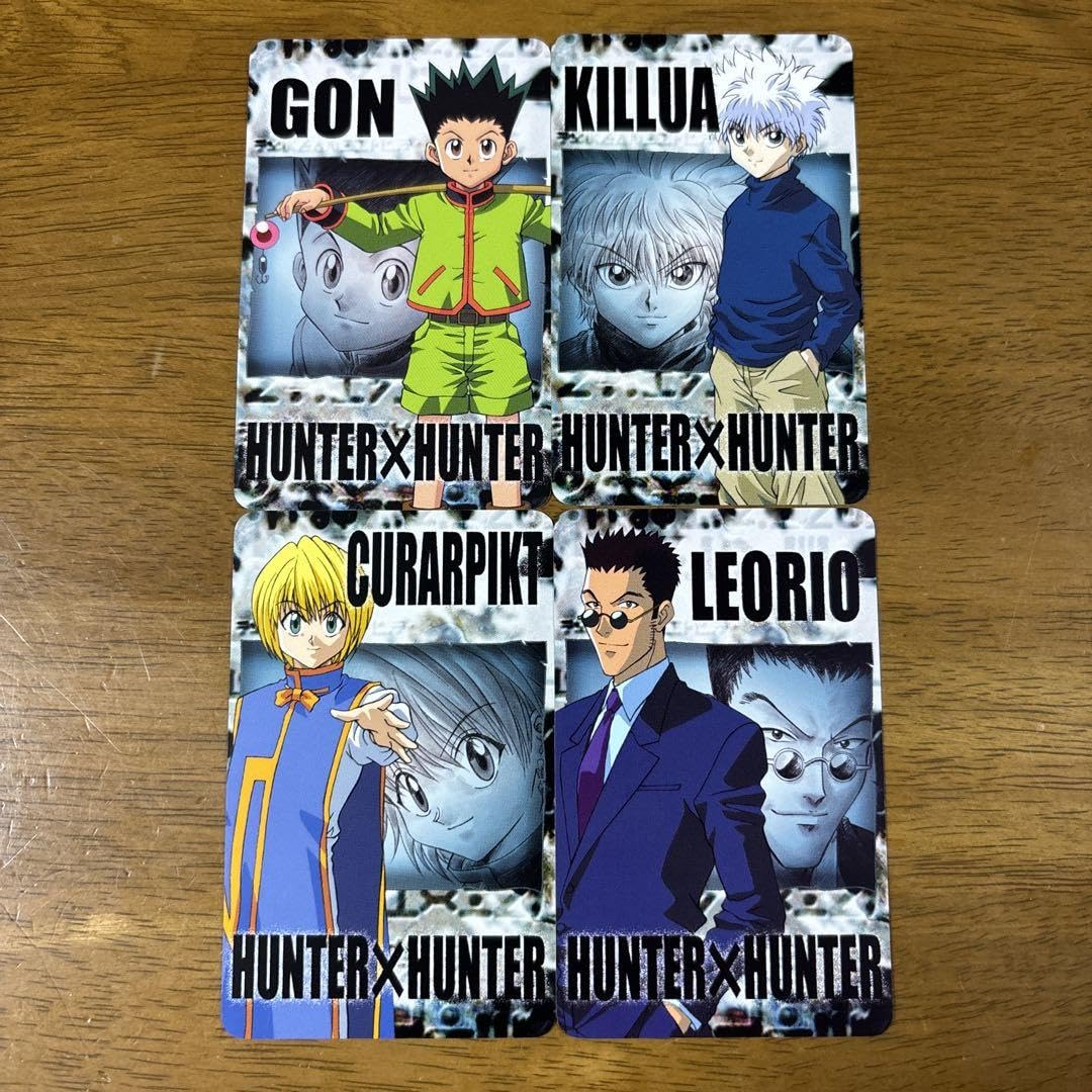 Amazon.co.jp: HUNTER×HUNTER ゴン キルア クラピカ レオリオ カード