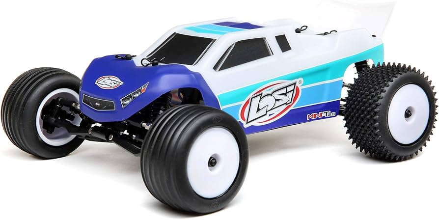 Amazon.com: Losi RC Truck 1/18 Mini-T 2.0 2 Wheel Drive Stadium