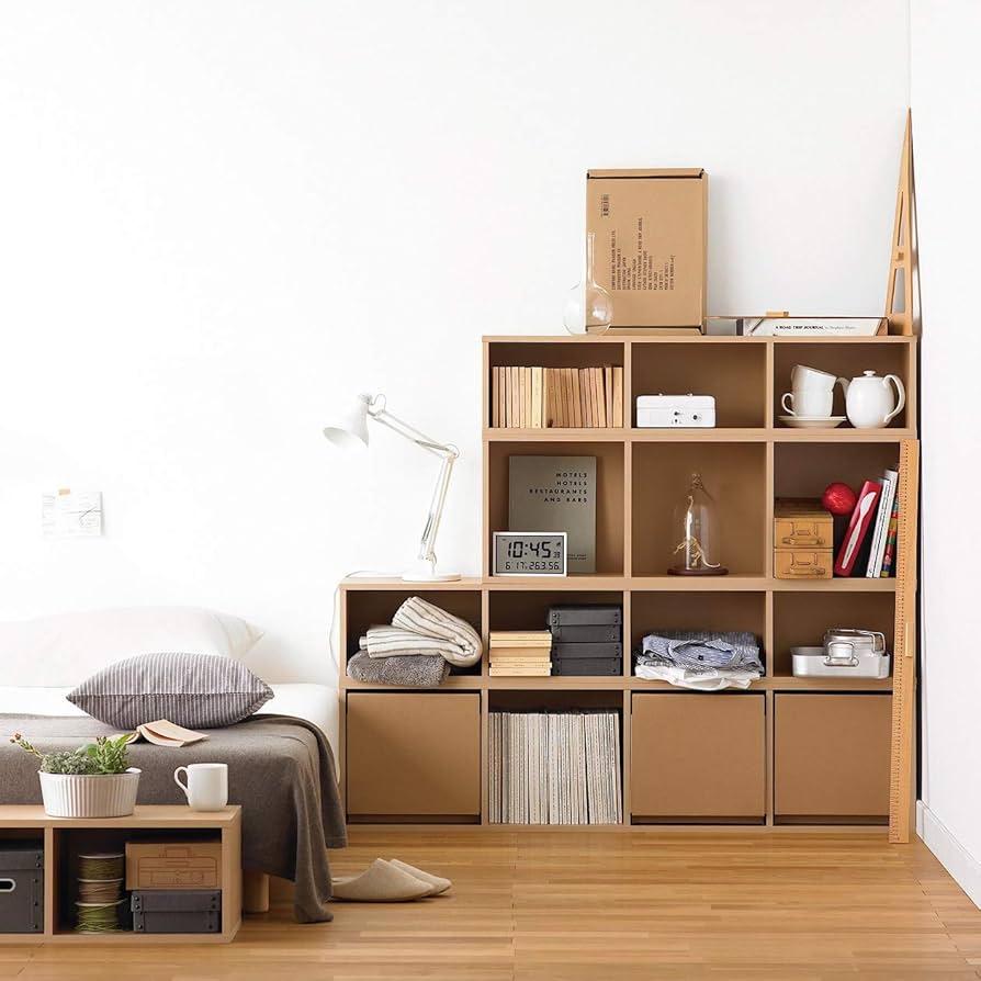 Amazon｜無印良品 パルプボードボックス・タテヨコA4サイズ・4段