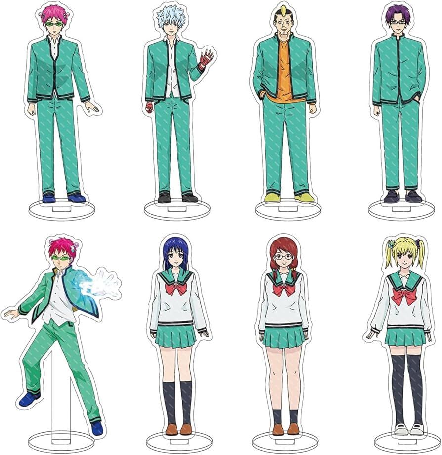 Amazon.co.jp: HUNIY 斉木楠雄のΨ難 置物 アクリルスタンド 斉木楠雄