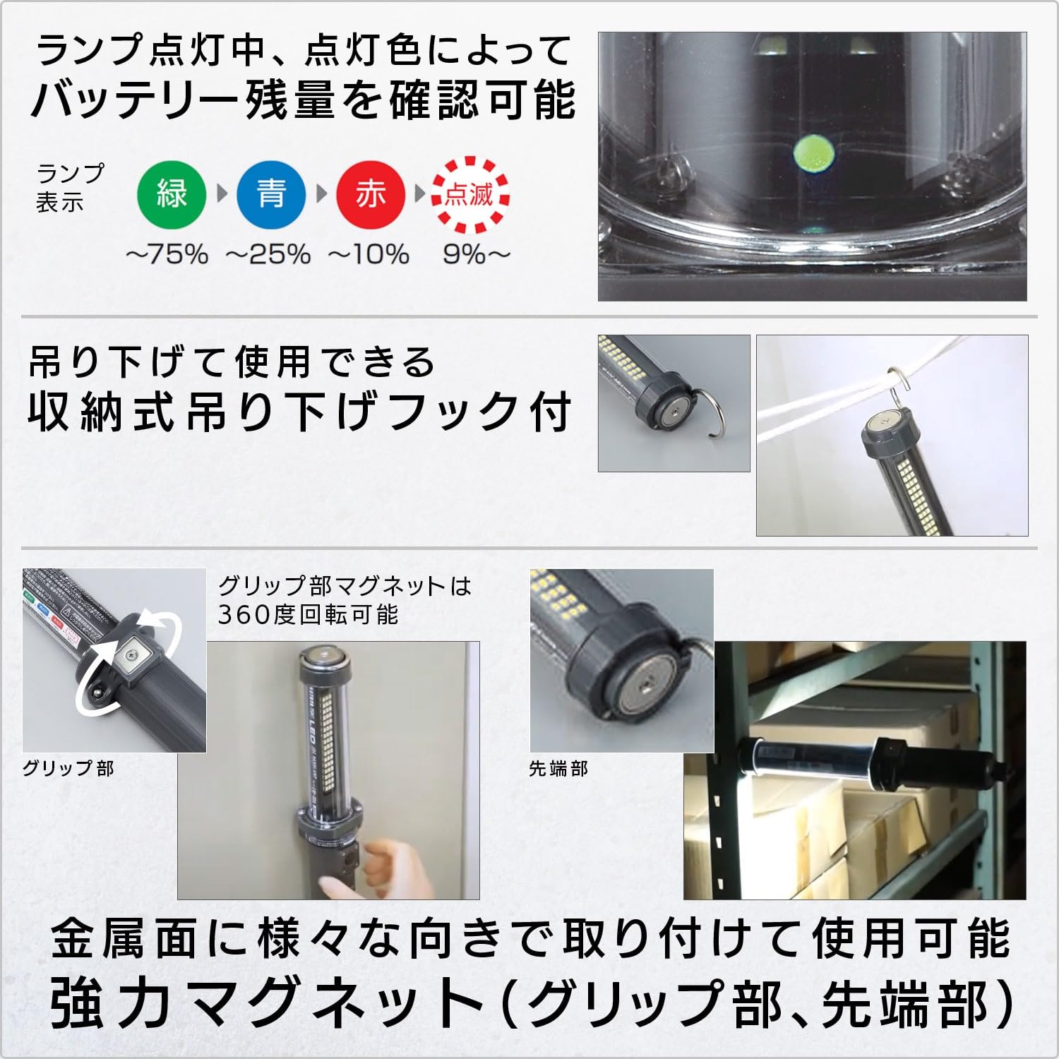 Amazon.co.jp: ハタヤ 充電式LEDジョーハンドランプ LW-10A