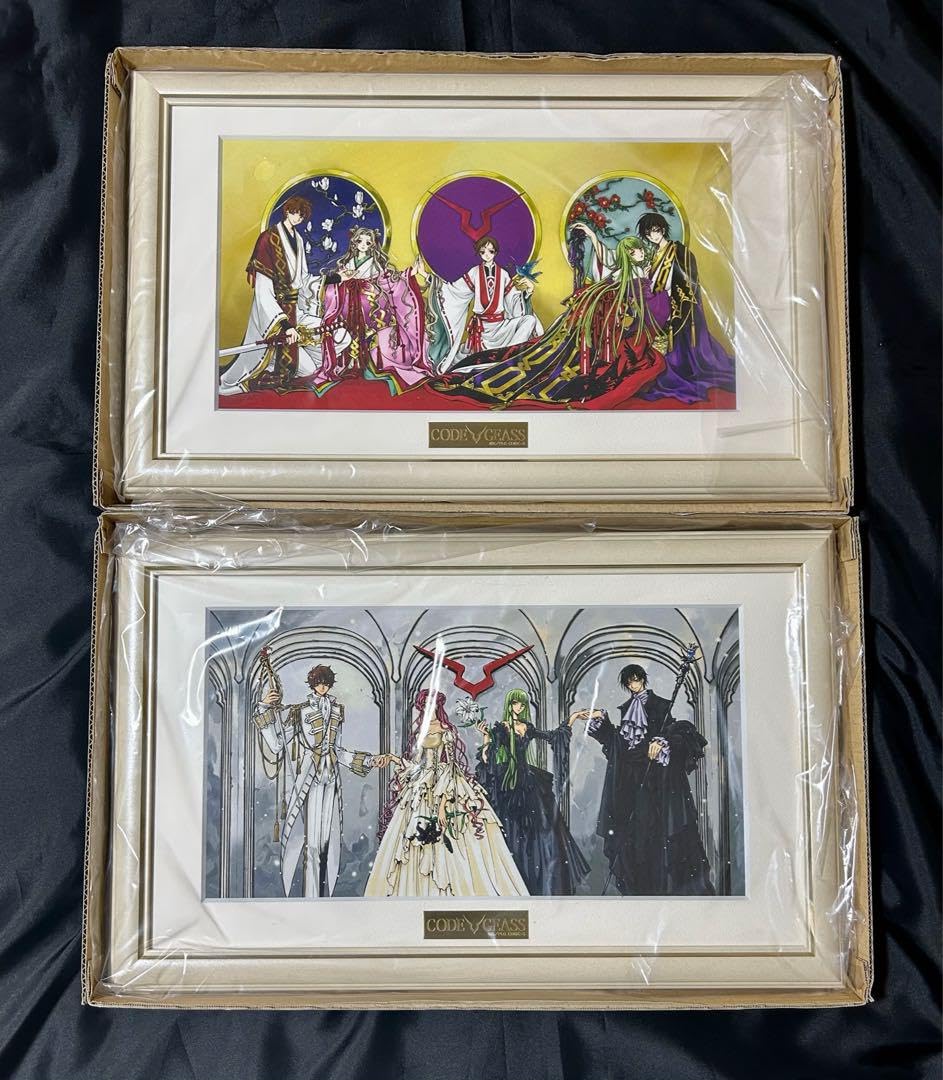 Amazon.co.jp: コードギアス 複製原画 ルルーシュ スザク CC CLAMP