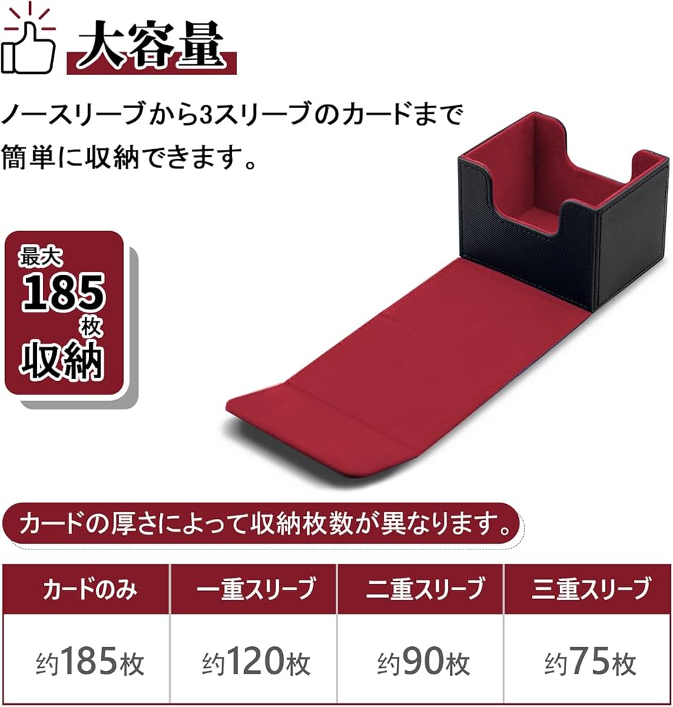 Amazon.co.jp: Avarmora デッキケース トレカケース 約120枚収納