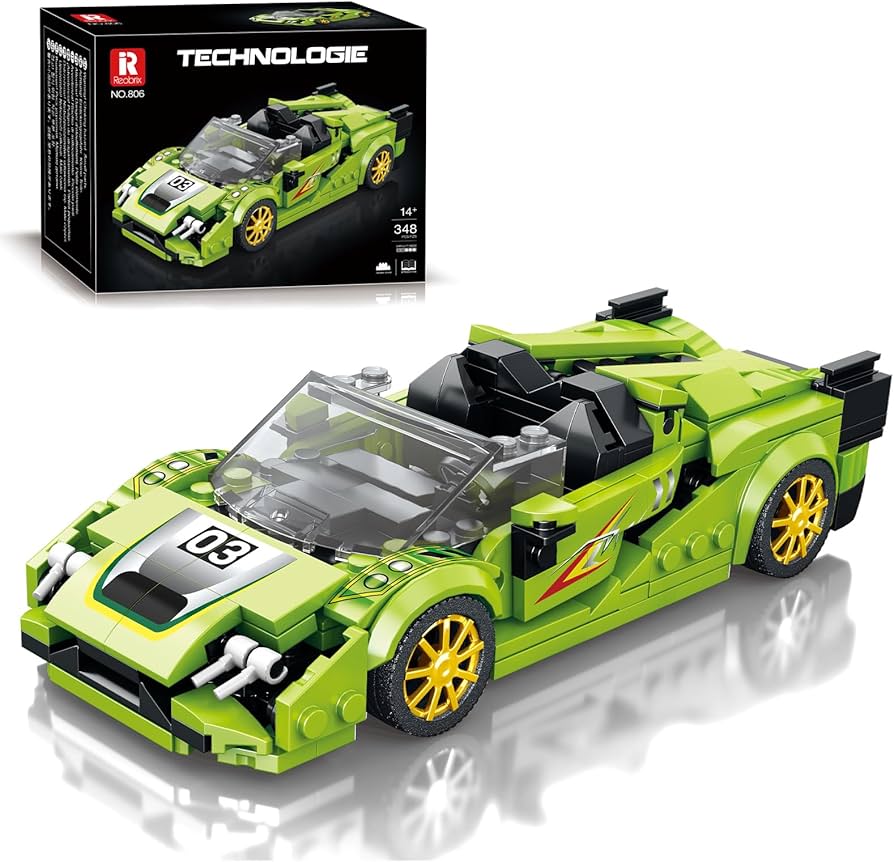 Reobrix 806 Lamborghini FKP 37 Building Blocks Set, 1:24 Scale
