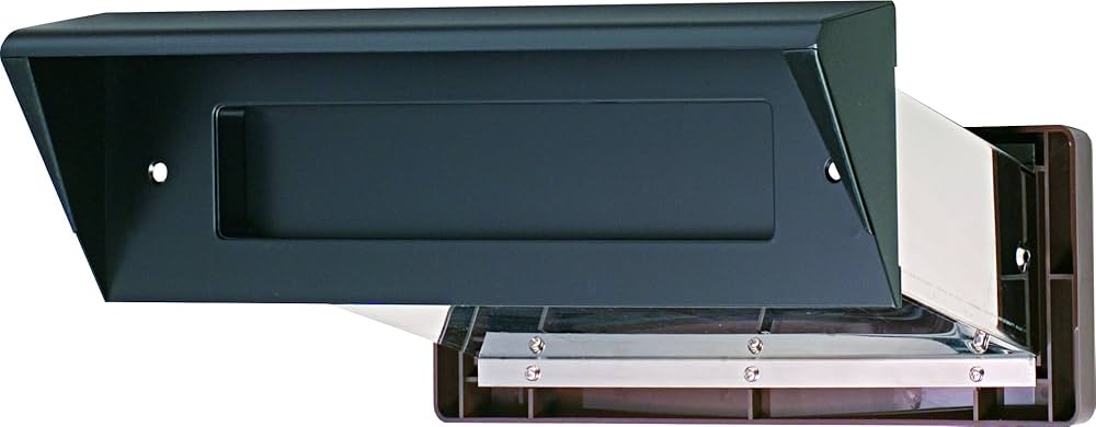 Amazon.co.jp: ステンシュート 内フタ付気密型 №24 真壁 黒 : DIY