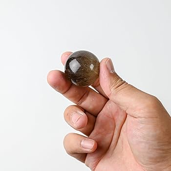 Amazon.co.jp: 【英雅堂】スモーキールチルクォーツ 丸玉 スフィア