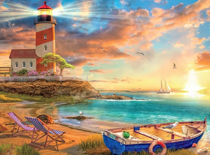 Amazon.com: Buffalo Games - LARS - Serene Ocean - 1000 Piece