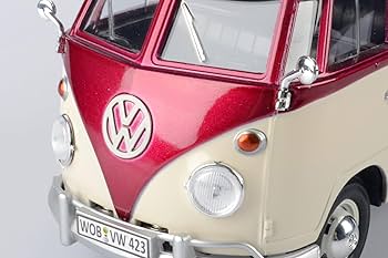 Amazon.com: Volkswagen T1 Pickup Truck Purple & Cream with