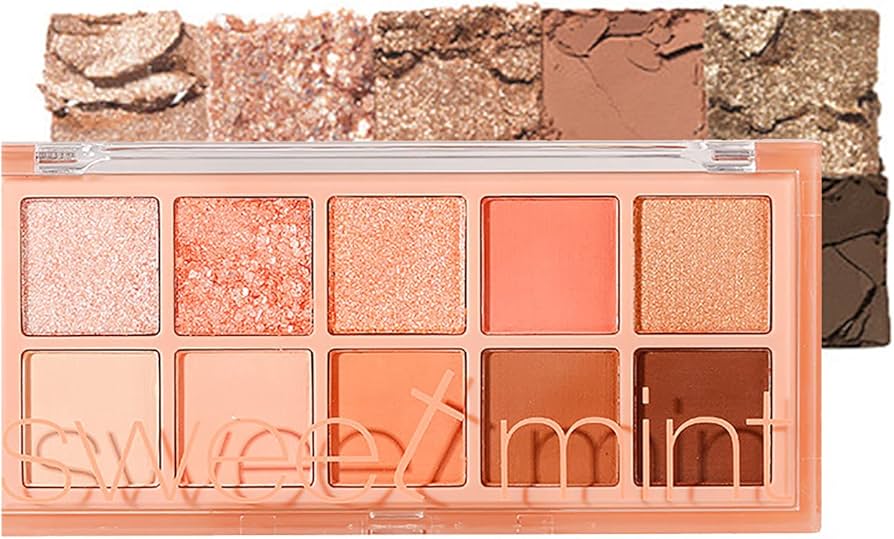 Amazon.co.jp: YAYAMIYA アイシャドウパレット10色日常バタフライアイ