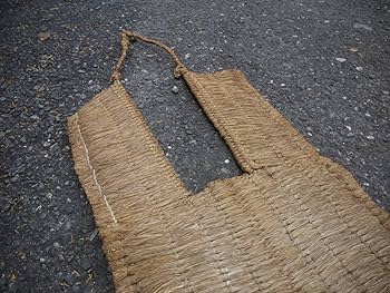 Amazon.co.jp: 【HD31129】藁細工ばんどりバンドリ背当て古道具古民具