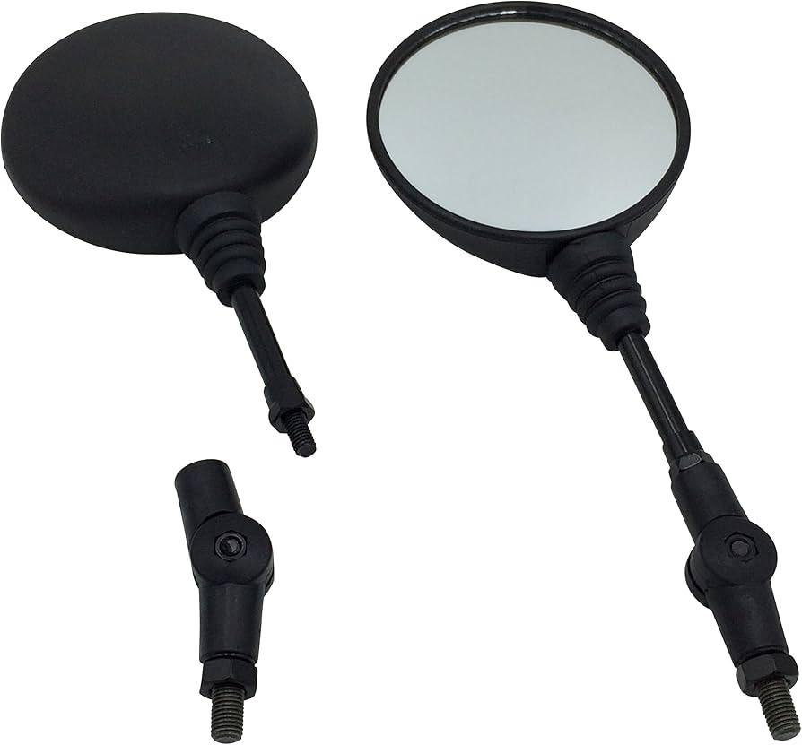 Amazon | バイク オフロード ミラー 可倒式 2個セット オフロード
