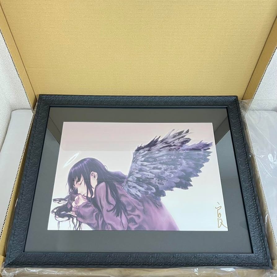 Amazon.co.jp: 灰羽連盟 高精細複製原画 C レキ 安倍吉俊 直筆サイン