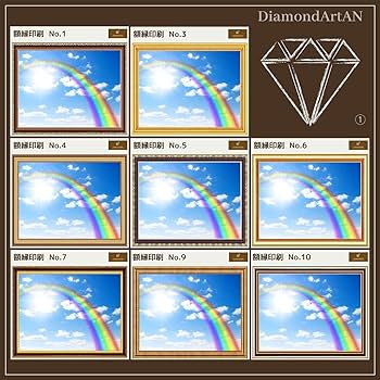 Amazon.co.jp: 《AN-diaart》50cm×70cm オーダーメイド ダイヤモンド