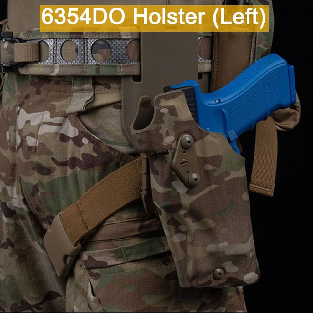 Amazon.co.jp: 左利き用 戦術ホルスター G17&X300完全対応 マルチカム