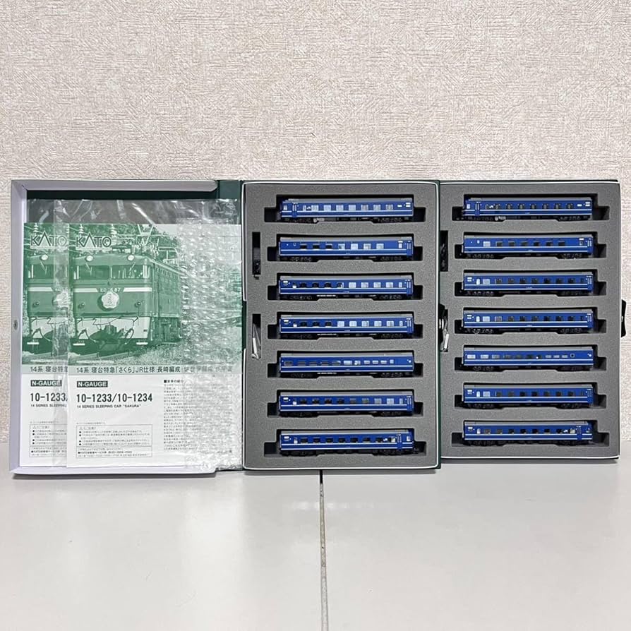 Amazon | Nゲージ KATO 10-1233/1234 14系 寝台特急 さくら JR仕様