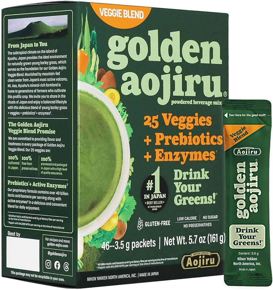 Amazon.com: Golden Aojiru Green Superfood Powder – Japanese Barley