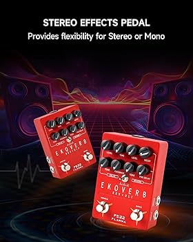 Amazon | FLAMMA FS22ディレイとリバーブギターエフェクトペダルタップ