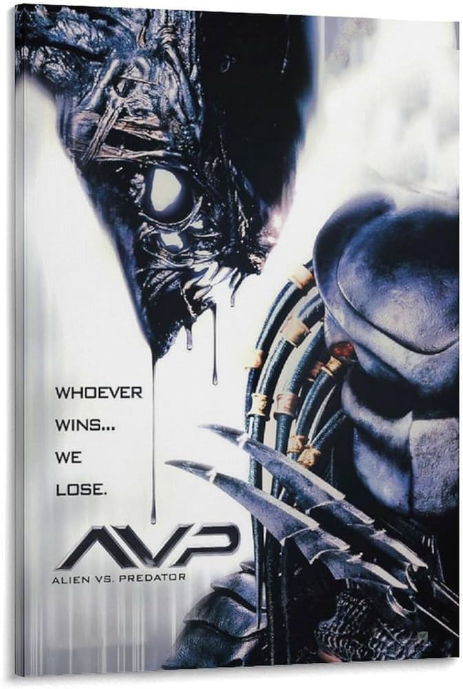 Amazon.co.jp: エイリアンVS.プレデター ウォールアート キャンバス