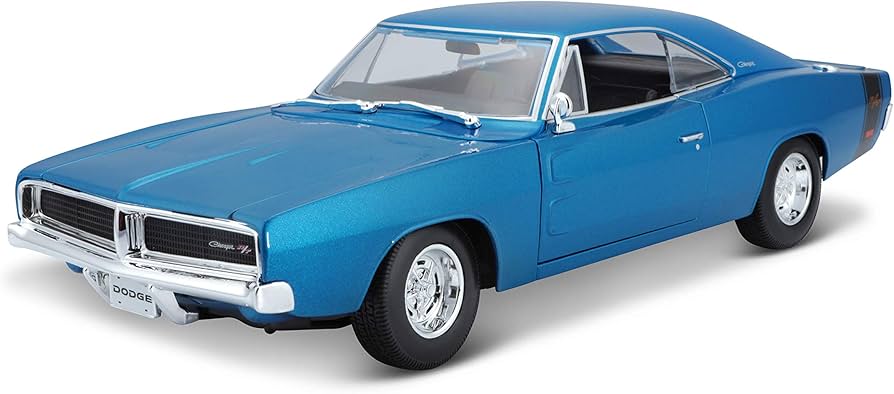 Amazon.com: Maisto 1/18 1969 Dodge Charger (Colors May Vary