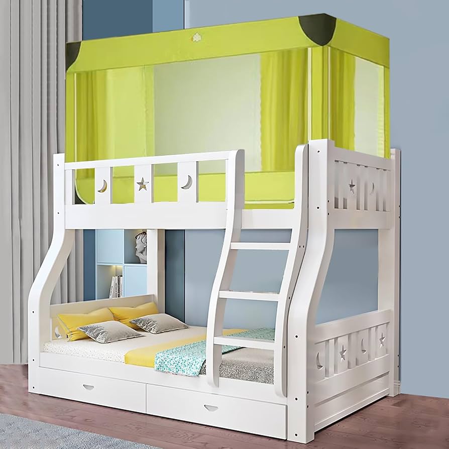 Amazon｜二段ベッドテント 上段ツインサイズ用 ポータブルベッド