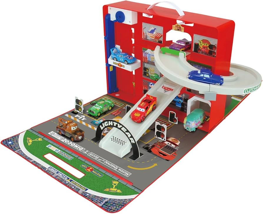 Amazon | ディズニー カーズ トミカ パノラマピットバッグ | ミニカー