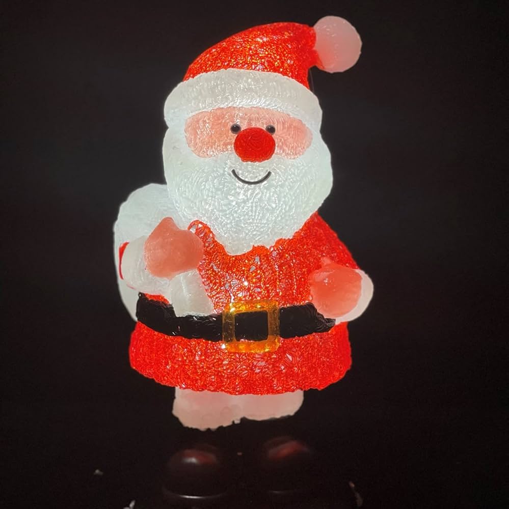 Amazon.co.jp: スタンド サンタさん 高さ41cm LED