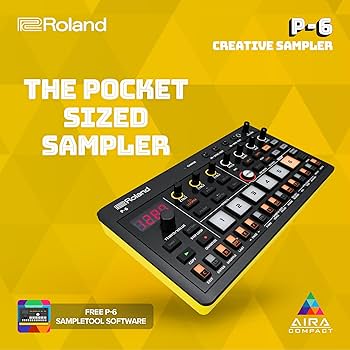 Roland AIRA Compact P-6 Creative Sampler | Design de som granular