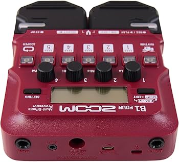 Amazon | ZOOM ズーム B1 FOUR ベース用マルチエフェクター Bass Multi