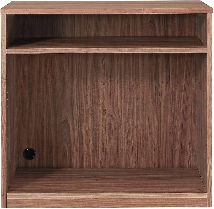 Amazon｜無印良品 木製シェルフ・ウォールナット材 幅88×奥行44×高さ