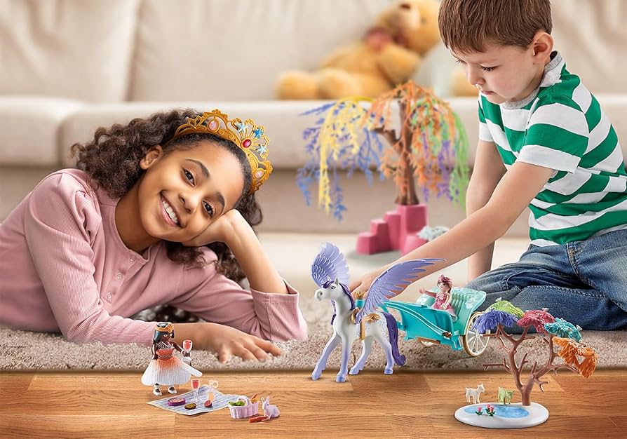 Amazon.co.jp: プレイモービル マジック ペガサスの馬車とピクニック