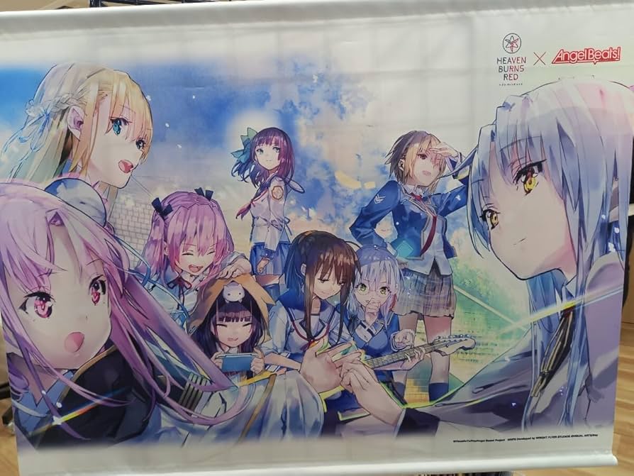 Amazon.co.jp: コラボ第2弾 Angel Beats! B2タペストリー ヘブバン