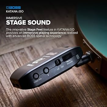 BOSS KATANA:GO | Personal Headphone Amplifier for Guitar & Bass