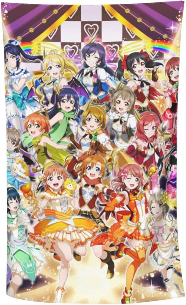 Amazon｜ラブライブ！ バスタオル マイクロファイバー 吸水 速乾 耐久