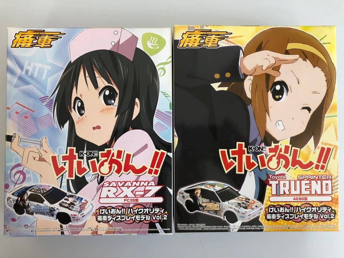 Amazon | けいおん!! 痛車 プラモデル AE86 田中律 RX-7 秋山澪