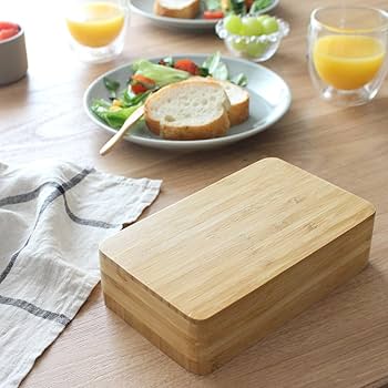 Amazon | 【FSC認証製品】 良木工房(YOSHIKI) 竹製 バターケース